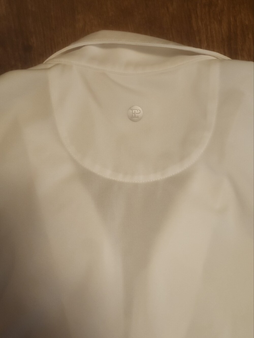 EP Pro White Sleeveless Zip-Front Polo Top - Picture 2 of 4